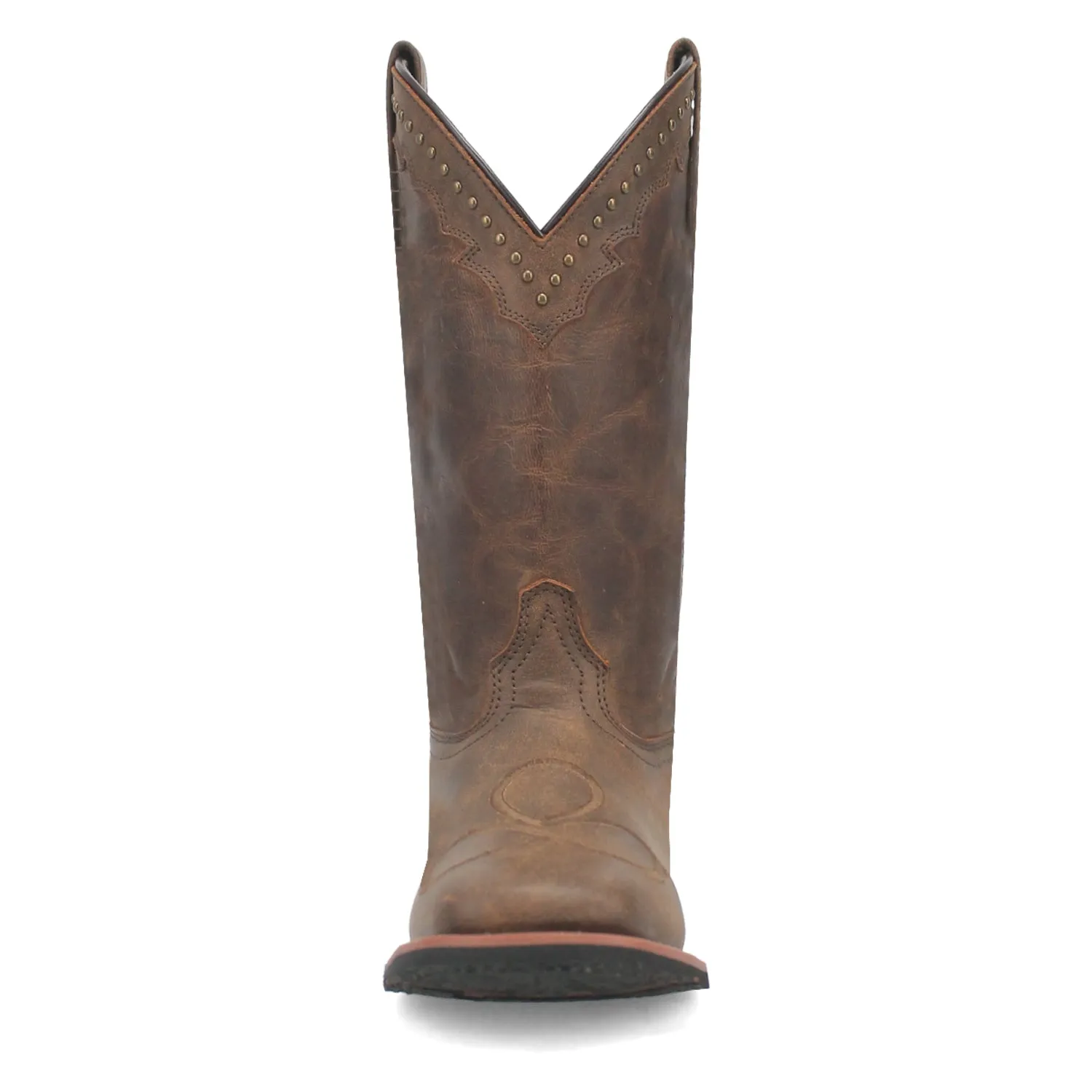 Laredo Womens Wenda Tan Leather Cowboy Boots 9 M