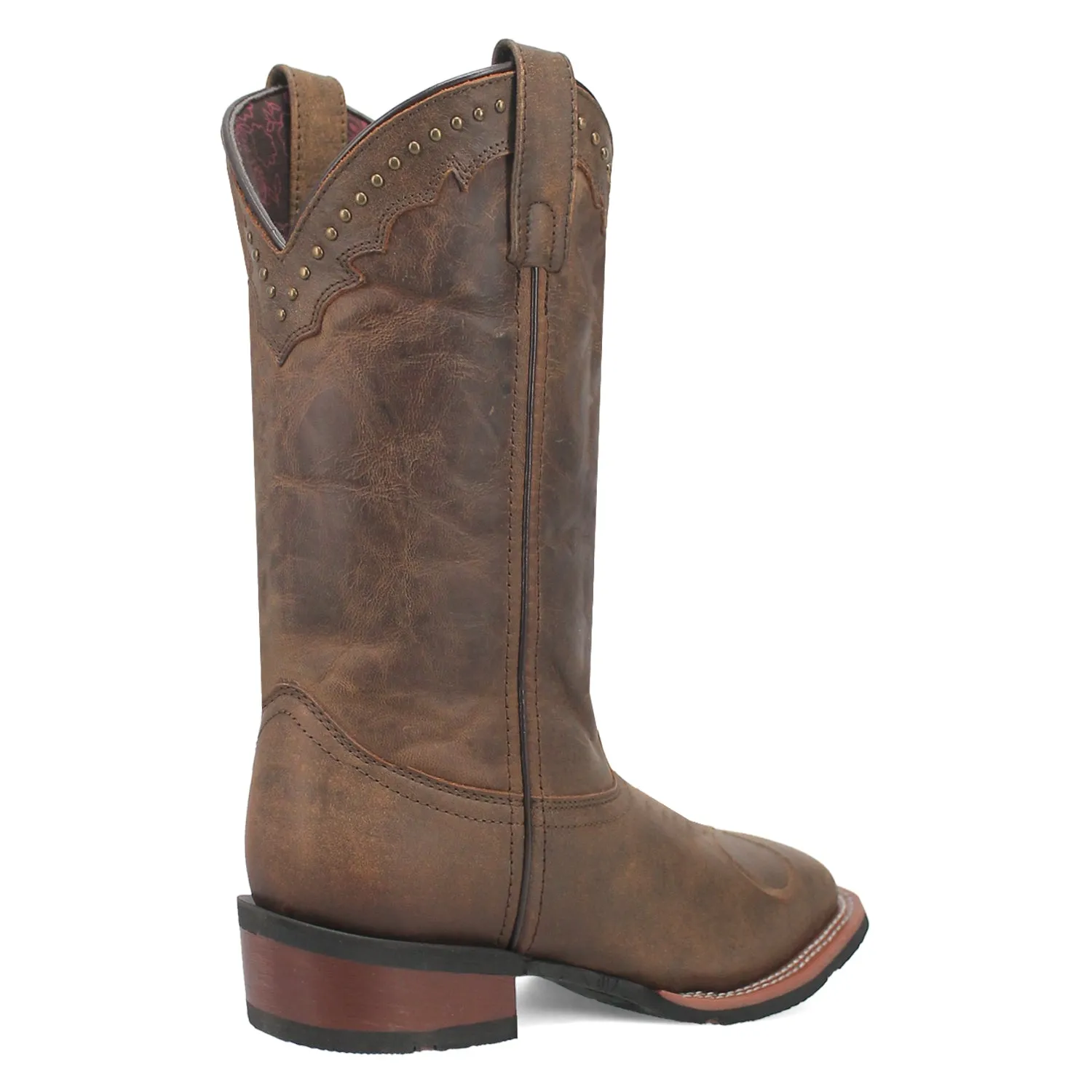 Laredo Womens Wenda Tan Leather Cowboy Boots 9 M