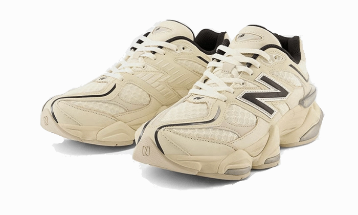 Cushioned Heel Cradle Everyday Classic New Balance 9060 Cream Black