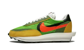 Convenient brand - name running shoes LD Waffle Sacai Green Multi