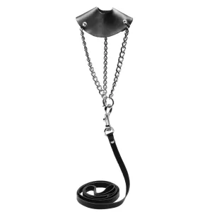 Leather Scrotum Parachute and Leash Kit