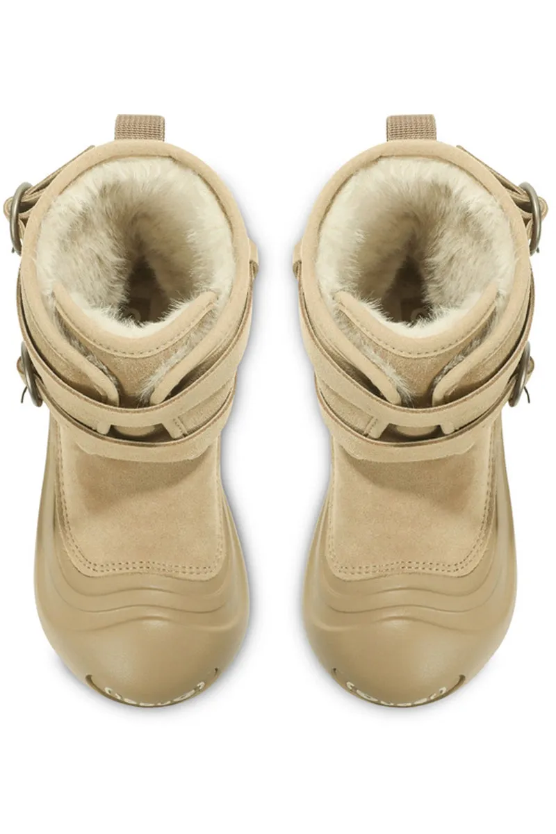 Leather Wool Snow Boots