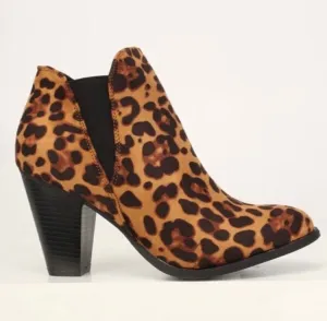 Leopard Booties