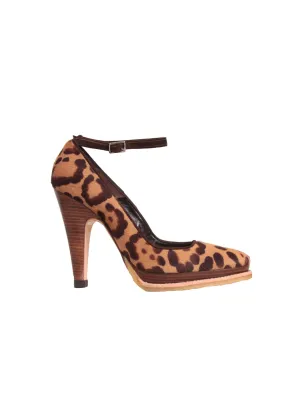 Leopard Platform Pumps