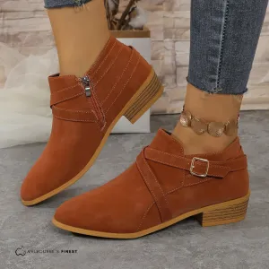 Lesa™ Orthopedic Zip-Up Ankle Boots