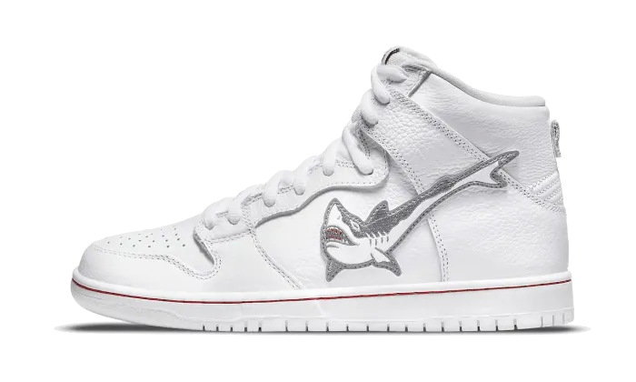 Nike SB Dunk High Oski Great White Shark Smooth Siding