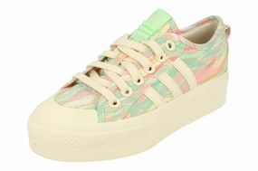 Adidas Originals Nizza Platform Womens Trainers Sneakers GW0166 High Top Style shock - absorbing foam shoe element