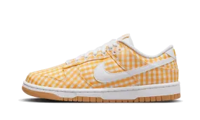 Smooth surface running Multifunctional Dunk Low Yellow Gingham