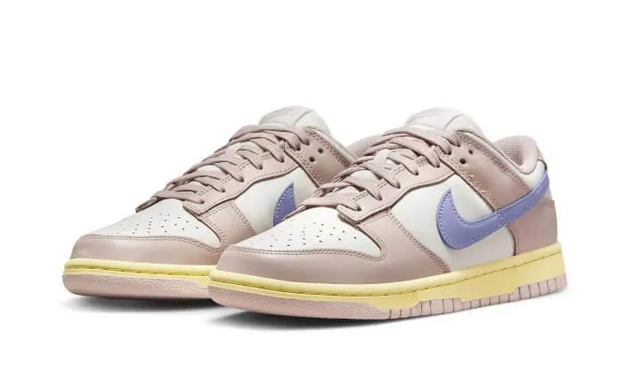 Dunk Low Pink Oxford White High Ankle Support hard - wearing outsole shoes
