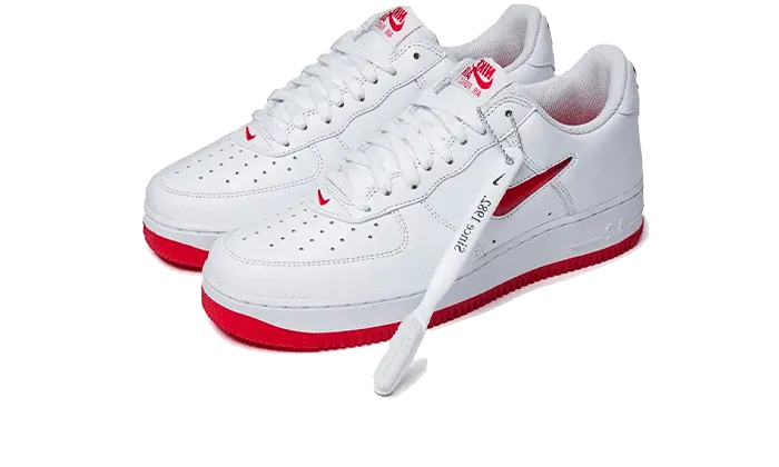 Air Force 1 Low '07 Retro Color of the Month Jewel Swoosh University Red casual - style shoes