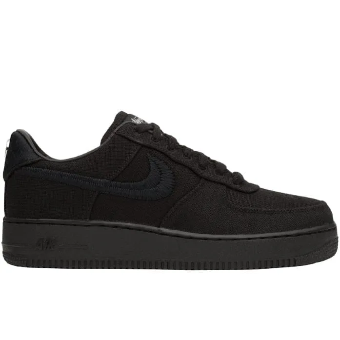 Nike Air Force 1 Low Stussy Black rubber running option