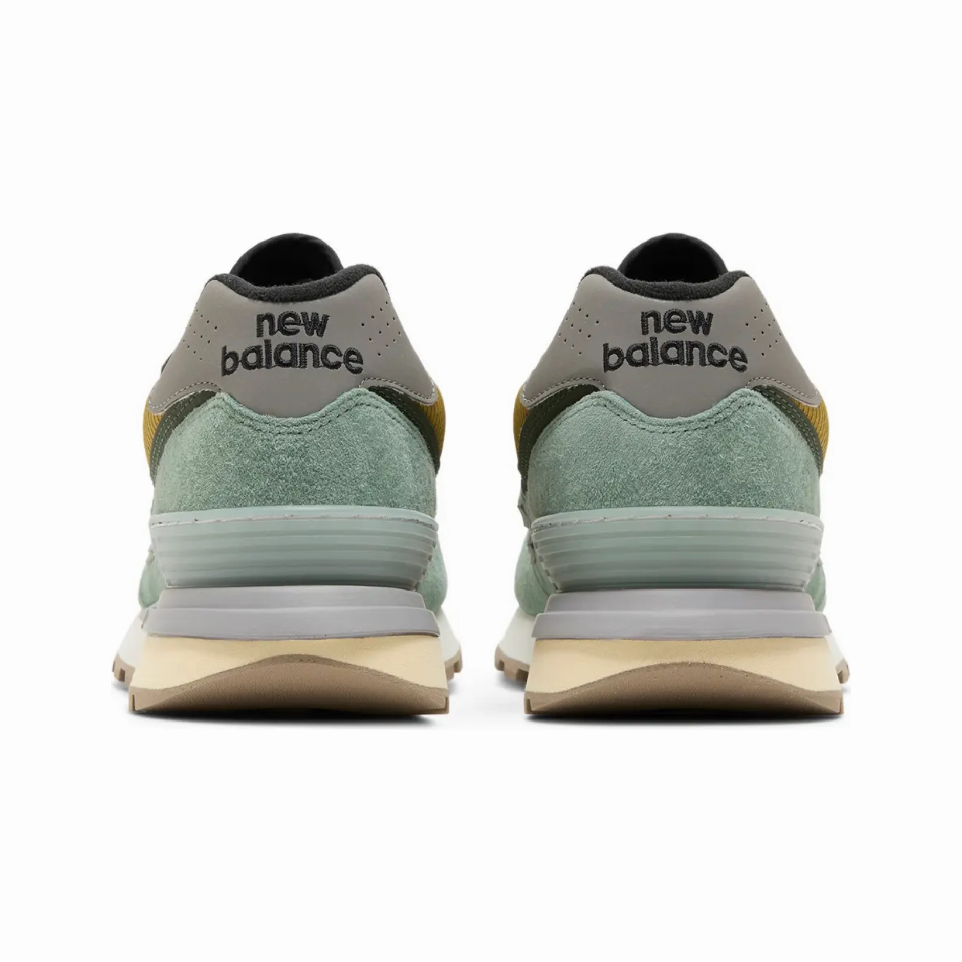 New Balance x Stone Island 574 Legacy Light Green Fashion-forward flexibility Rubberized Outsole