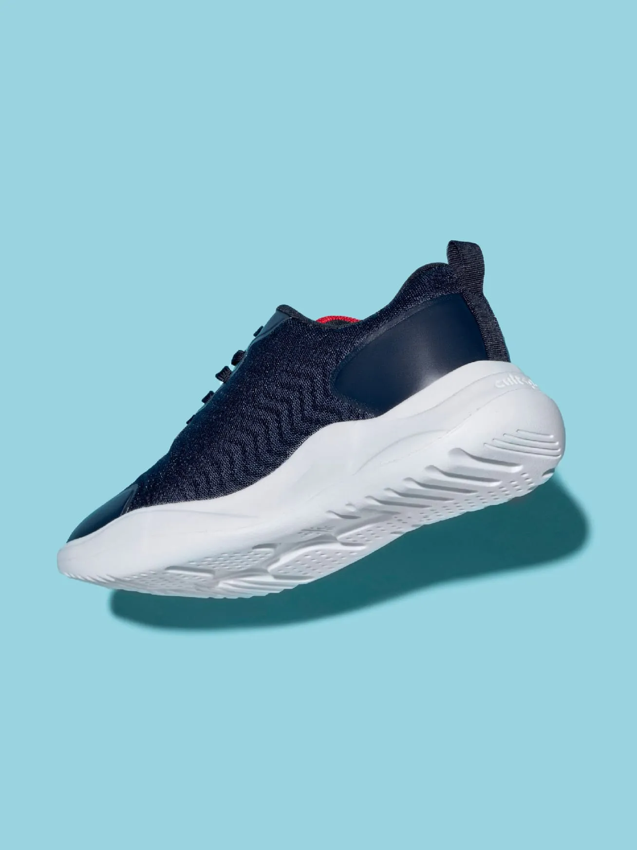 Lope Men Running Shoes - Navy Blue/Red