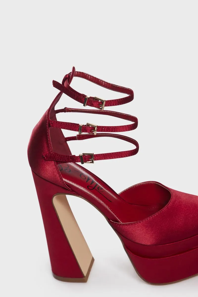 Love Call Me Up Platform Heels