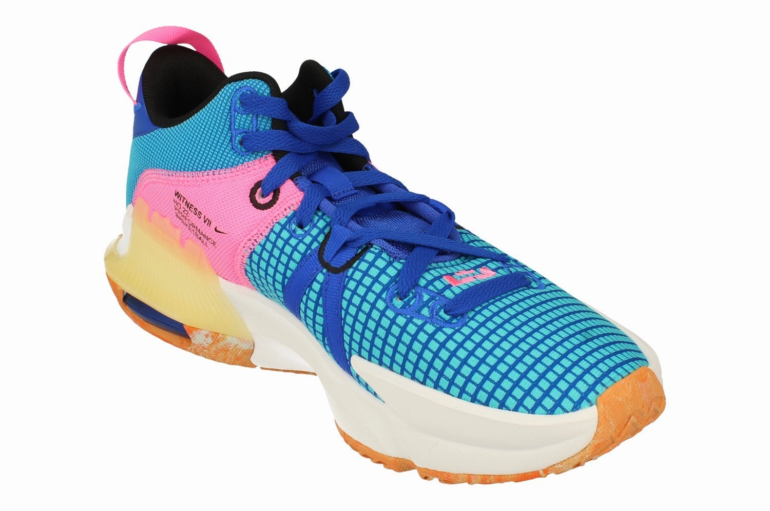 Bold colors Durable durability Nike Lebron Witness Vii Mens Basketball Trainers DM1123 400