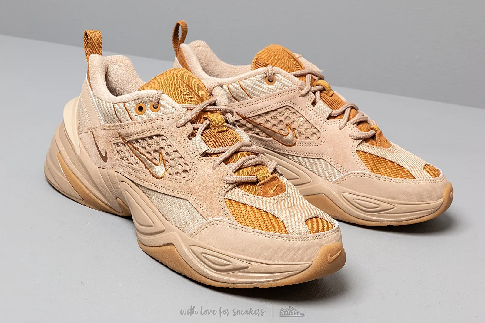 Nike M2K Tekno SP 'Linen' Durable Lacing Shock   Absorbing