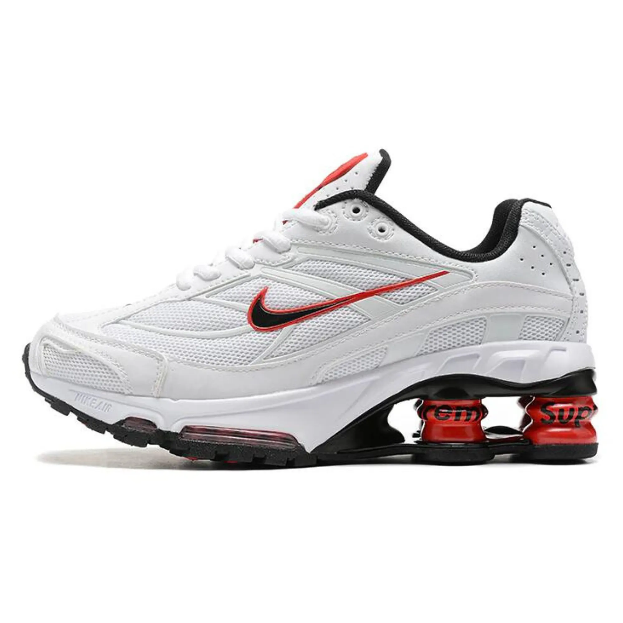 Walk Smooth Nike Shox Ride 2 Supreme 'White/Red'