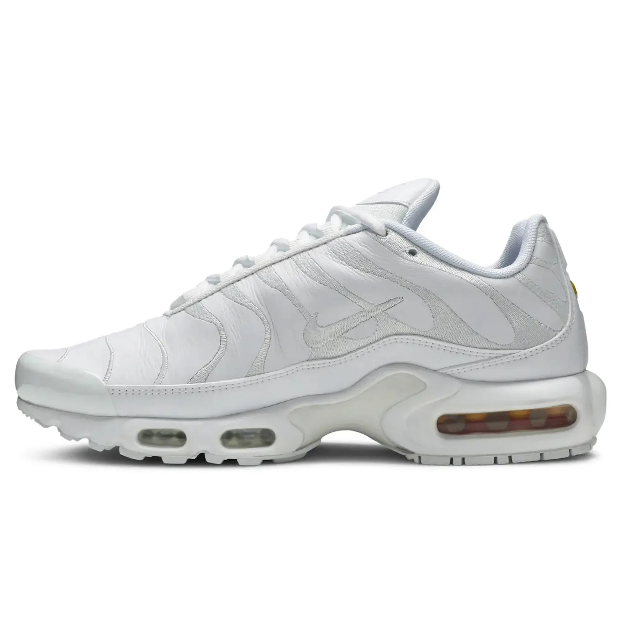 Full Foot Protection rubber Nike Air Max Plus Triple White Leather