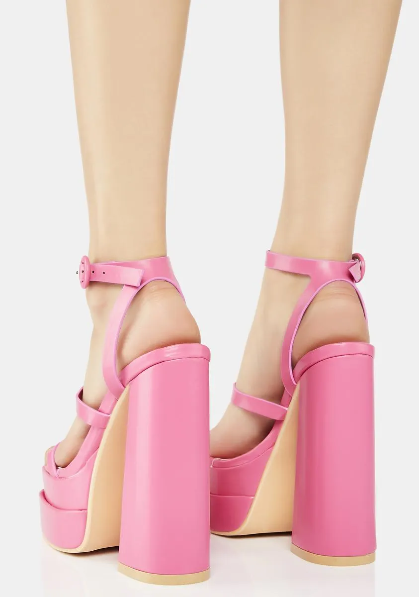 Maybe Never Platform Heels