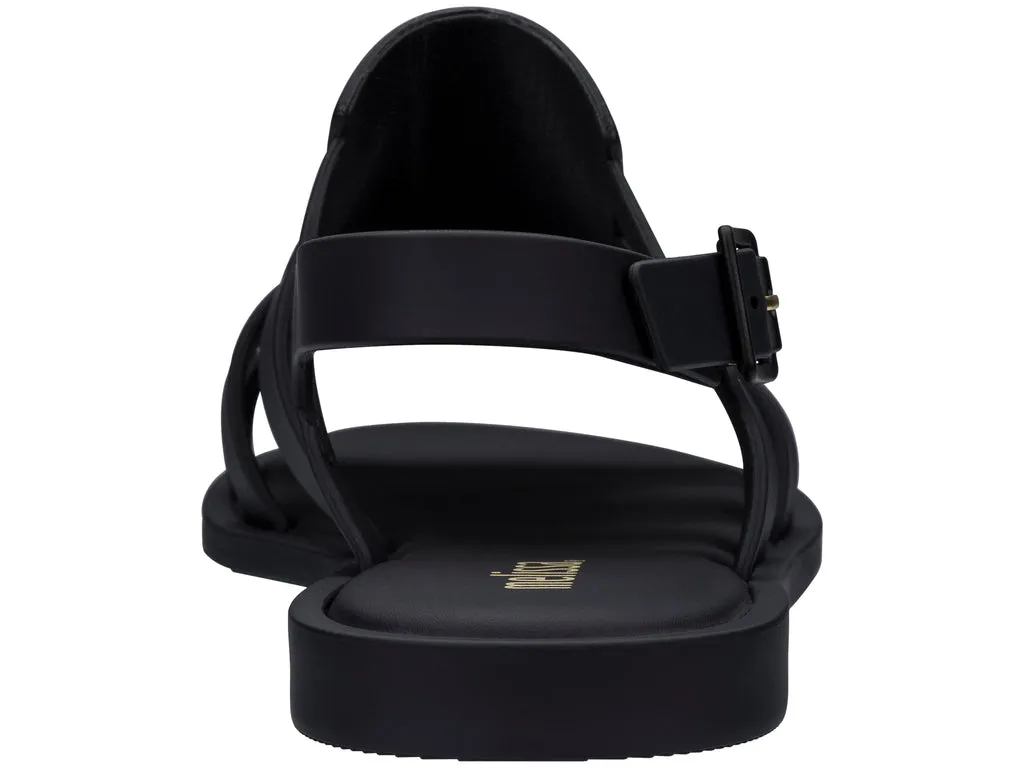 Melissa Boemia Flat Gladiator Black Sandal For Women