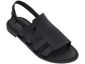 Melissa Boemia Flat Gladiator Black Sandal For Women