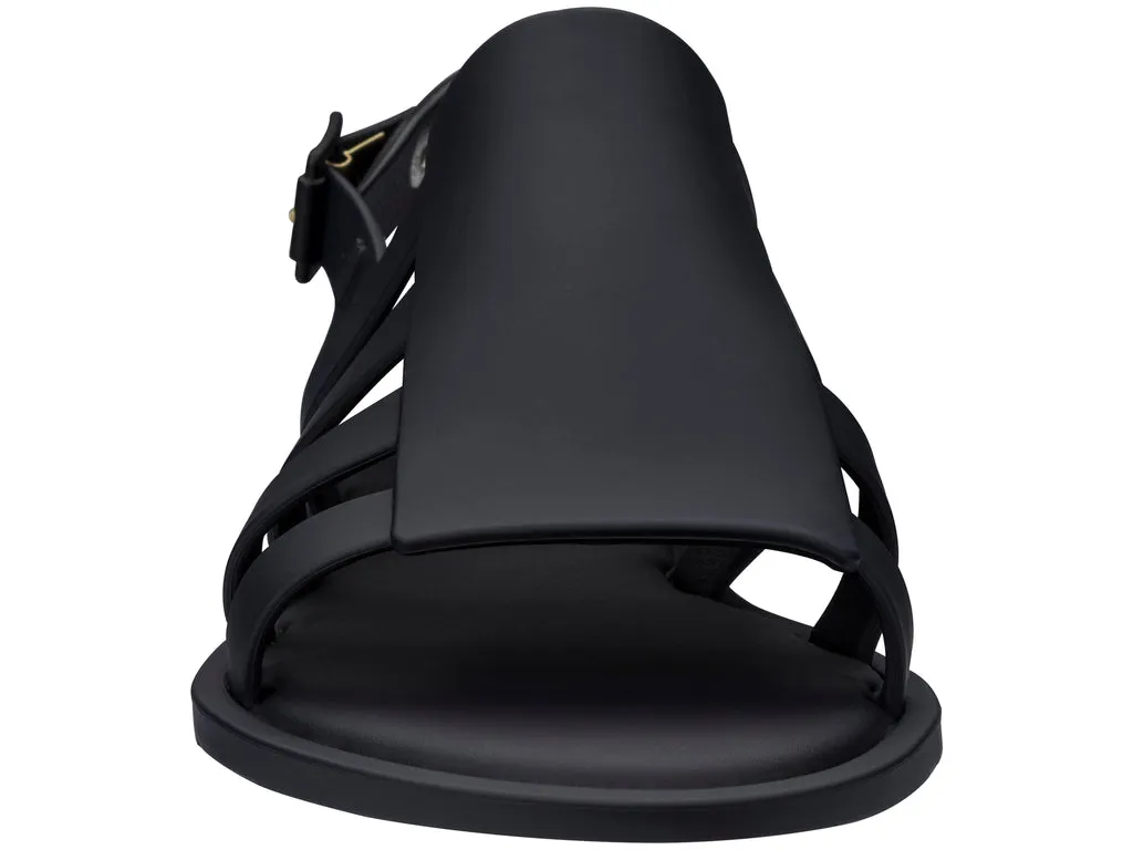 Melissa Boemia Flat Gladiator Black Sandal For Women