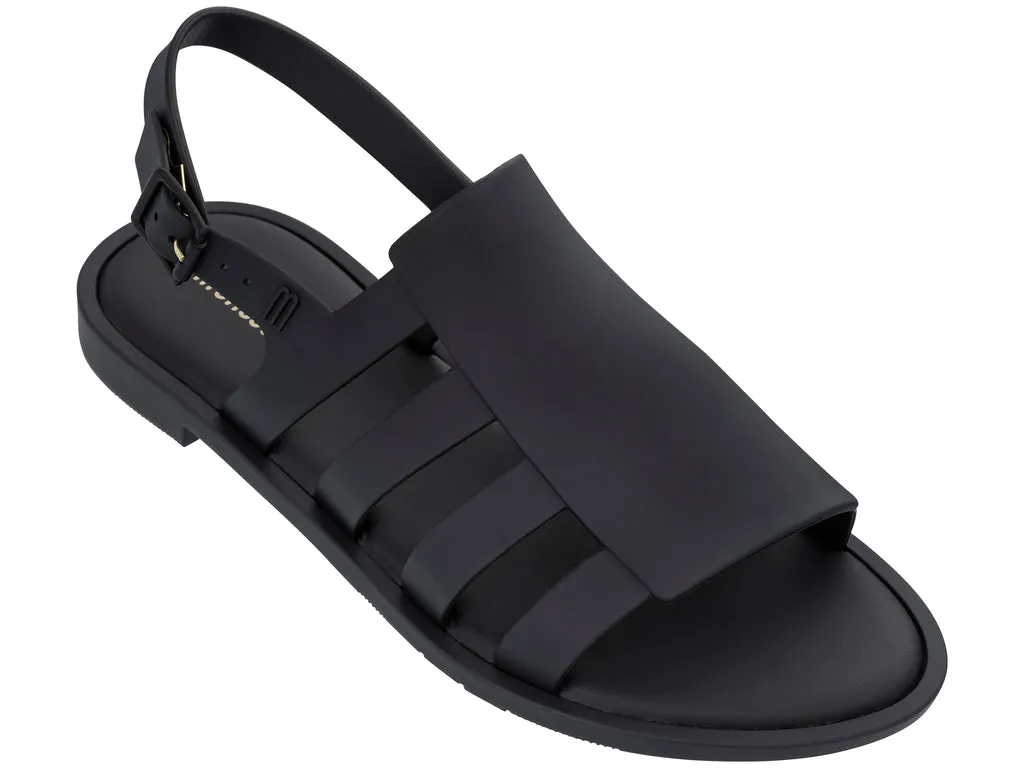 Melissa Boemia Flat Gladiator Black Sandal For Women