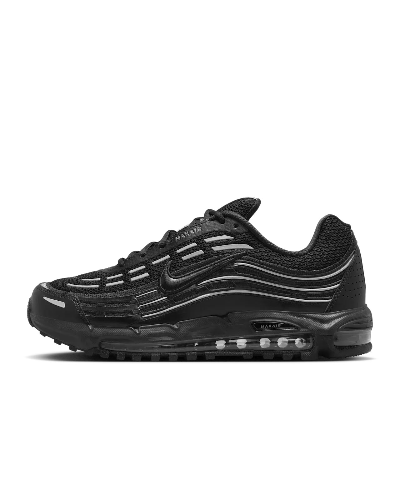 Weekend Style Nike Air Max TL 2.5 Black and Metallic Silver