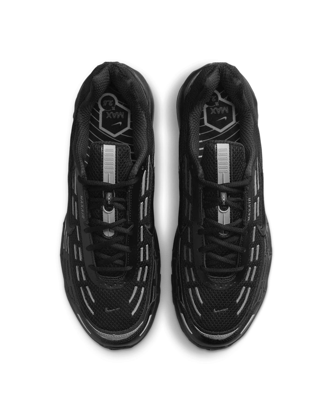 Nike Air Max TL 2.5 Black and Metallic Silver Shock Dispersing Tech