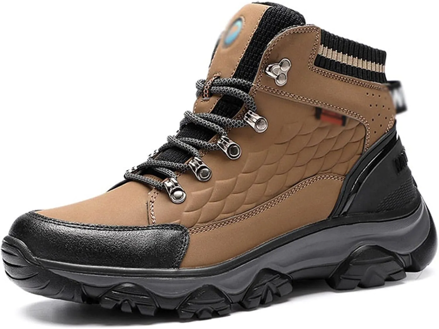 Mens Boots Leather hiking shoes Men's winter outdoor men's sports shoes Mountain climbing sports shoes Snow boots Men's size 40~46