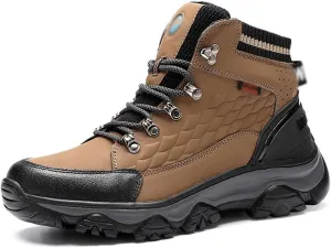 Mens Boots Leather hiking shoes Men's winter outdoor men's sports shoes Mountain climbing sports shoes Snow boots Men's size 40~46