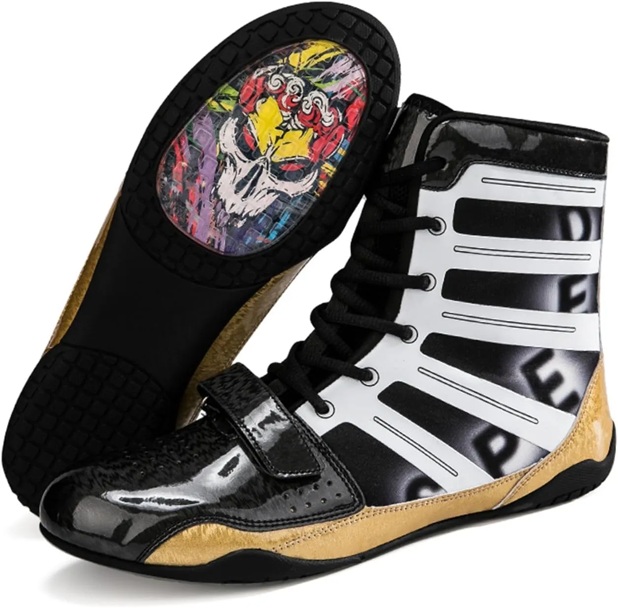 Men's Boxing Shoes Comfortable Breathable Unisex Kickboxing Trainers Mesh Lightweight Casual Wrestling Sports Shoes