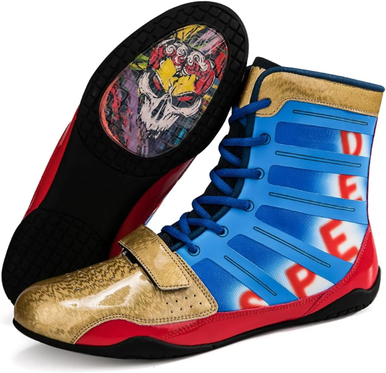 Men's Boxing Shoes Comfortable Breathable Unisex Kickboxing Trainers Mesh Lightweight Casual Wrestling Sports Shoes