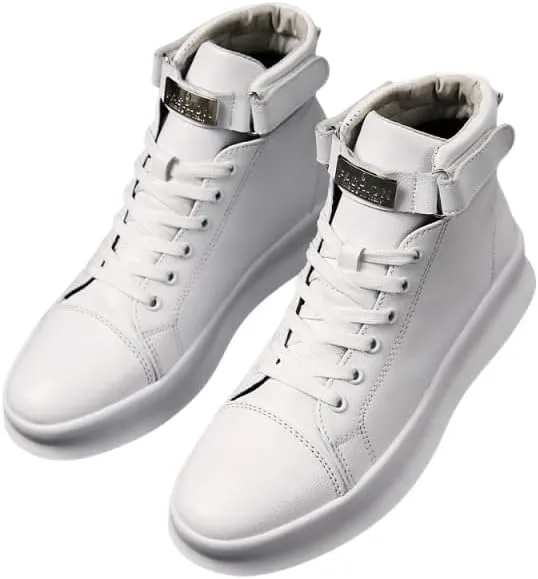 Men's Fashion Street Style Skateboard Shoes,high-top Sports Shoes Autumn and Winter.Comfortable Non-Slip Casual Sports Shoes for Men's Outdoor Activities, Men's Footwear