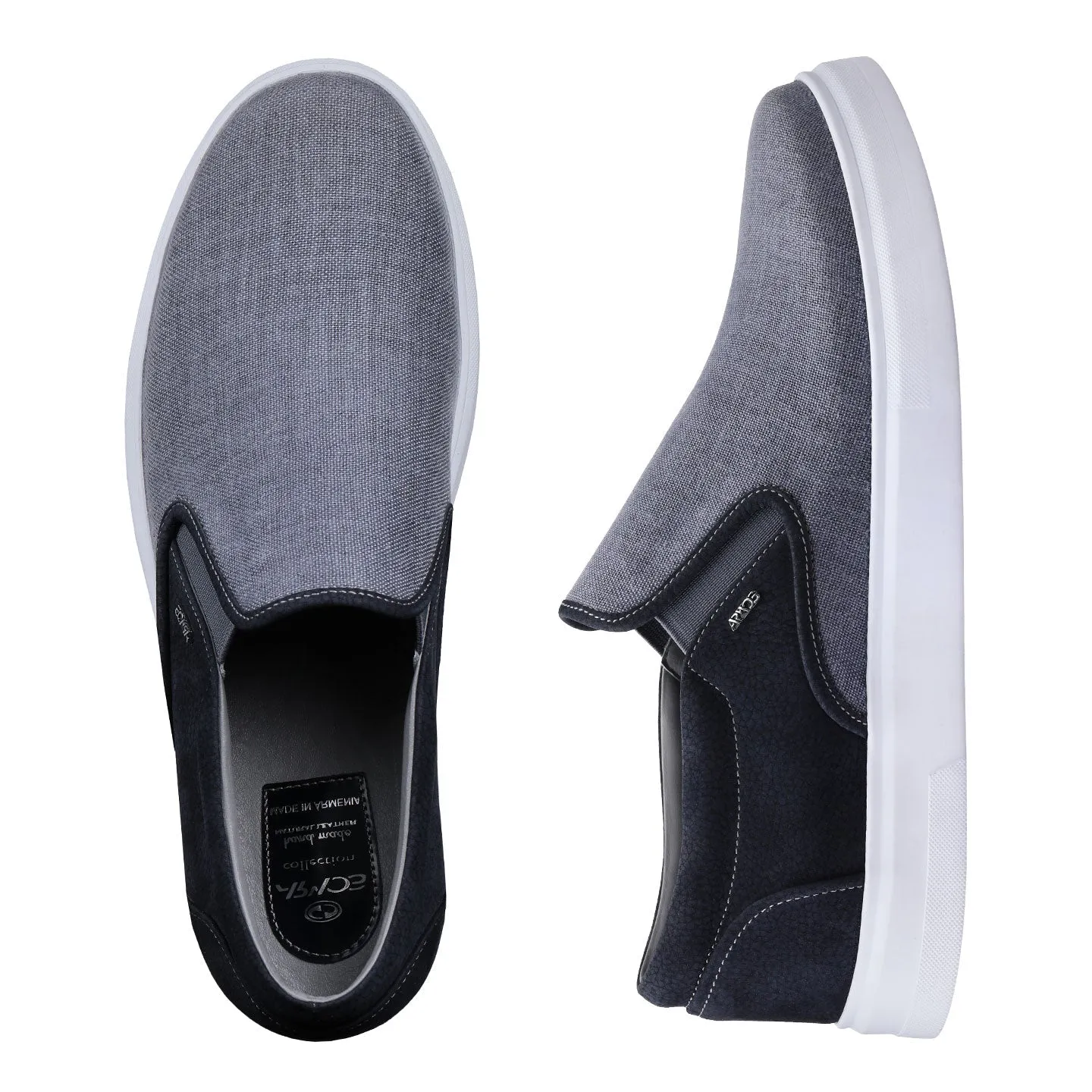 Men's Gray Slip-On Sneaker