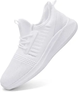 Men's Lightweight Breathable Sneakers - Anti - Slip, Bend - Resistant, Shock - Absorbing & Elastic Training Shoes for Running, Fitness & Casual Daily Wear