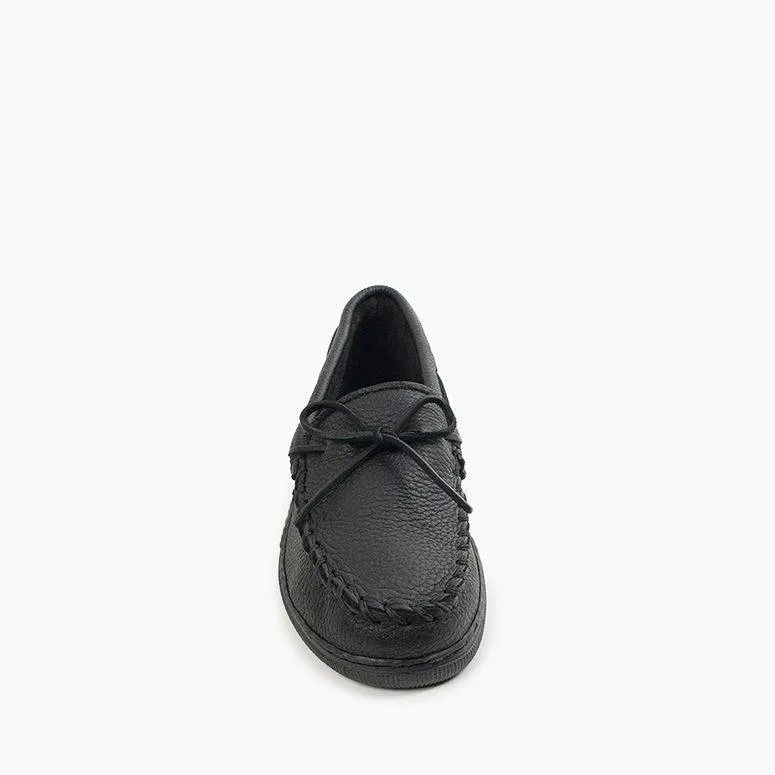 Men's Moosehide Classic Moccasin in Black