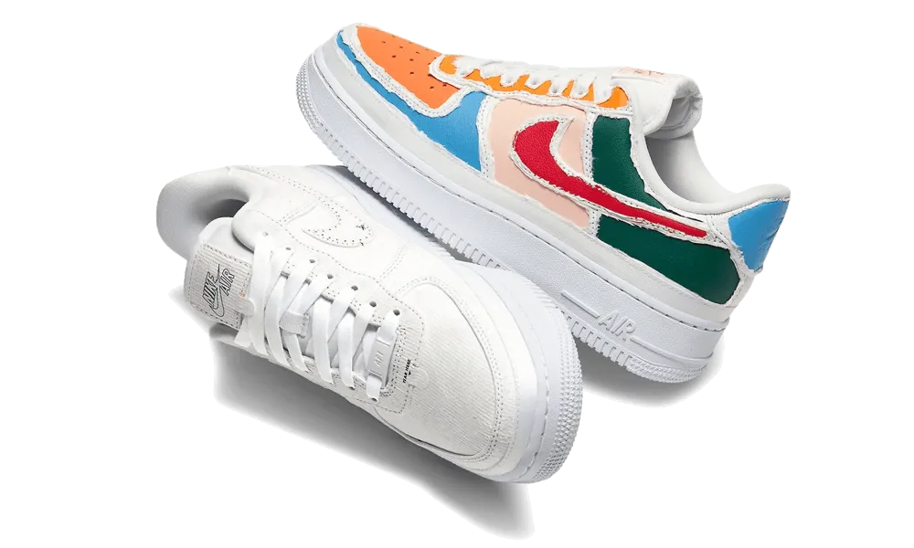 running in wet conditions shoes river shoes Air Force 1 Low Tear Away White