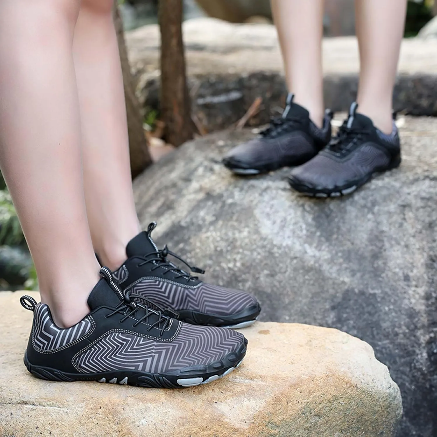Men's Women's Outdoor Water Sports Shoes Men's Quick Dry Beach Shoes Walking, Fishing, Climbing, Sailing, Hiking, Functional Training Shoes Breathable, Amphibious Sports Shoes