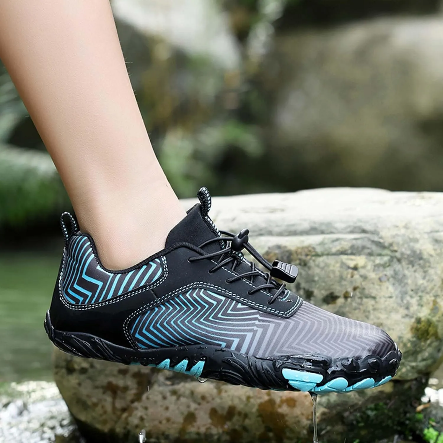 Men's Women's Outdoor Water Sports Shoes Men's Quick Dry Beach Shoes Walking, Fishing, Climbing, Sailing, Hiking, Functional Training Shoes Breathable, Amphibious Sports Shoes