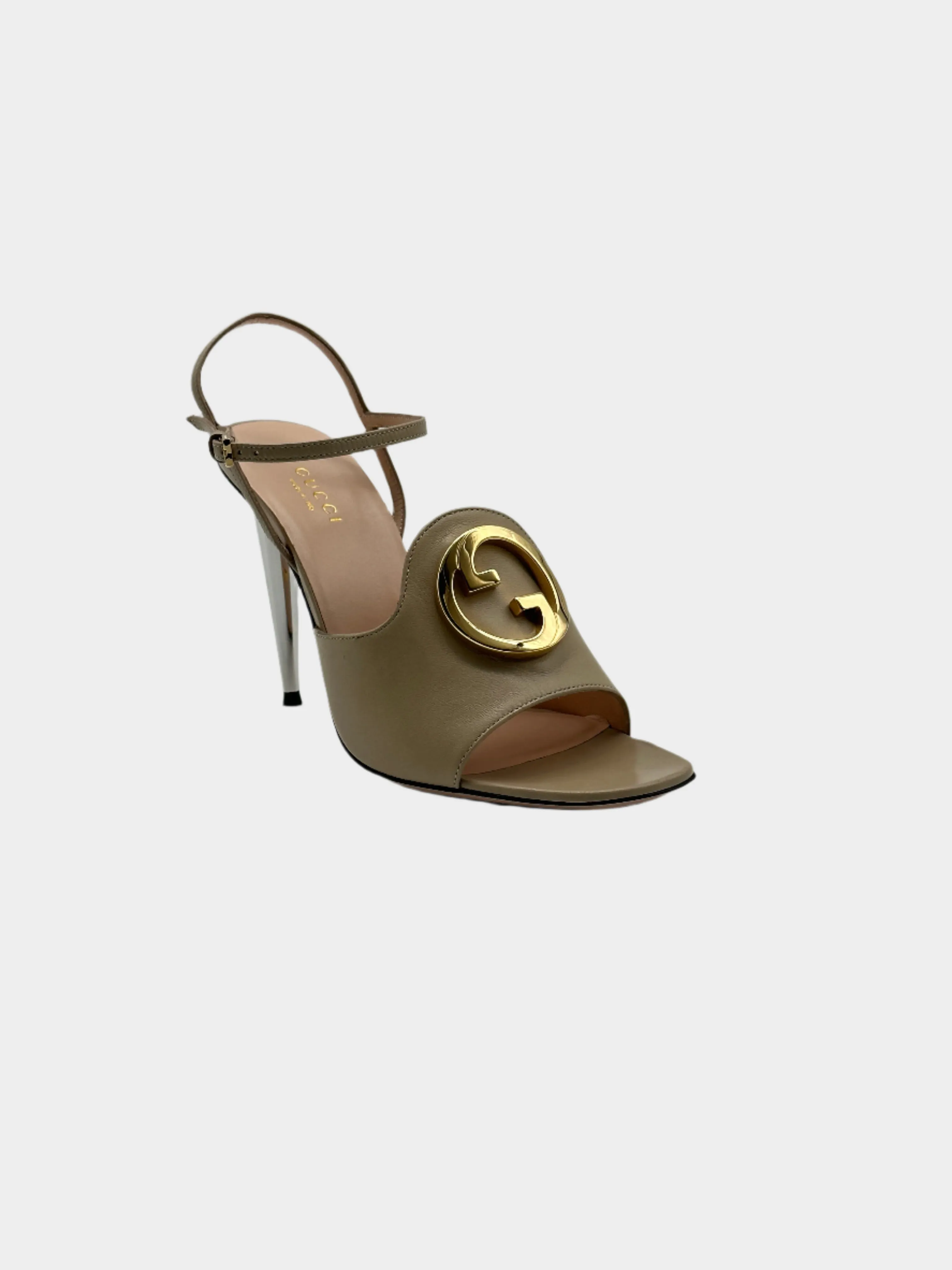 Metal Logo Sandals