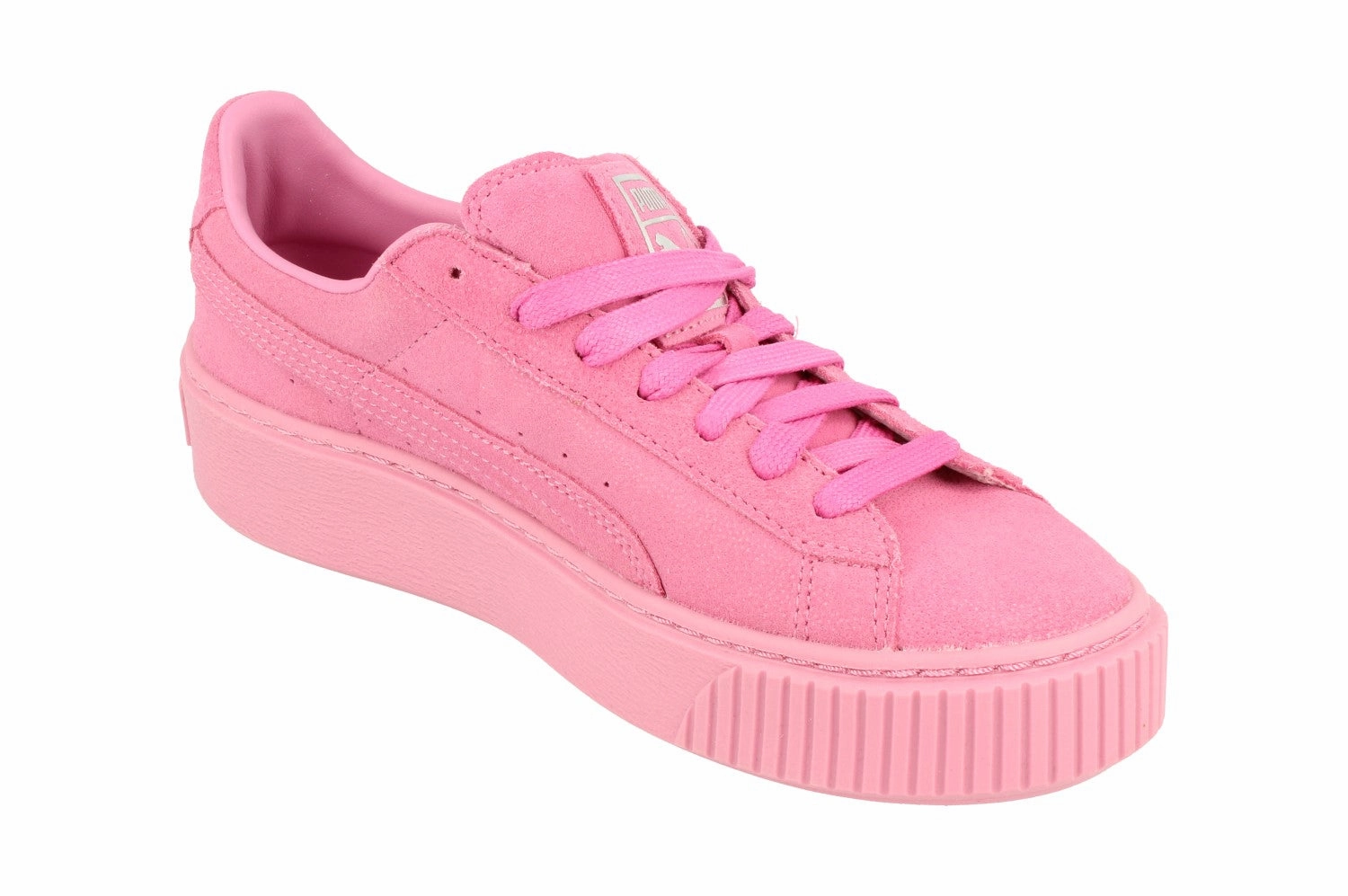 easy - to - clean running shoes Puma Basket Platform Reset Womens 363313 02