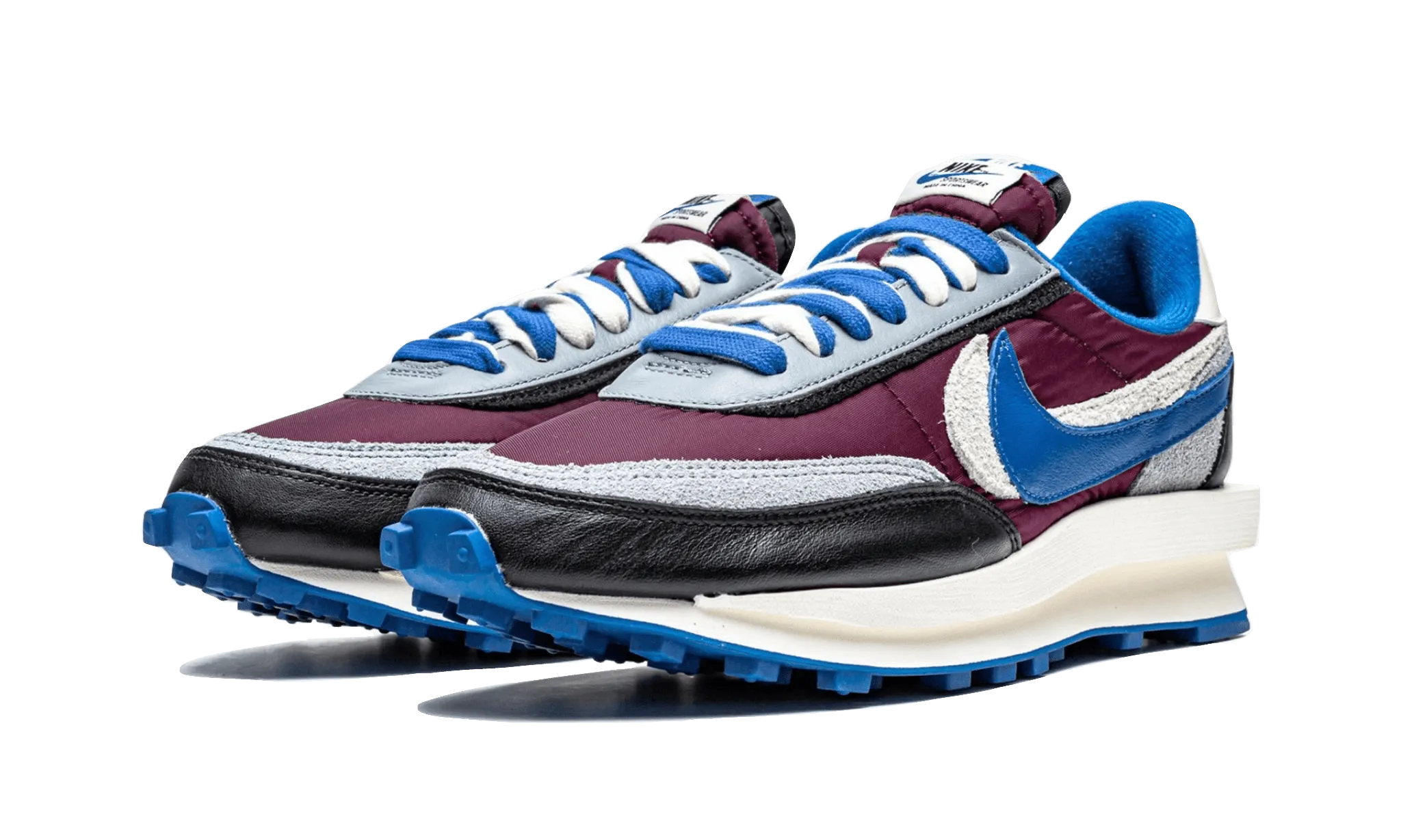 LD Waffle Sacai Undercover Night Maroon Team Royal confident - running