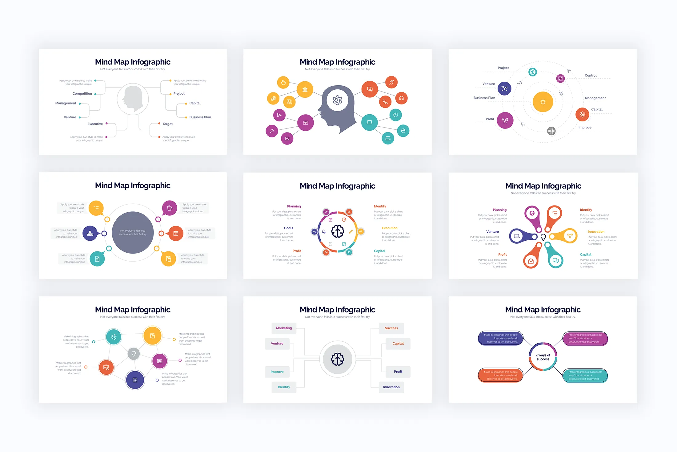 Mind Map Google Slides Infographics