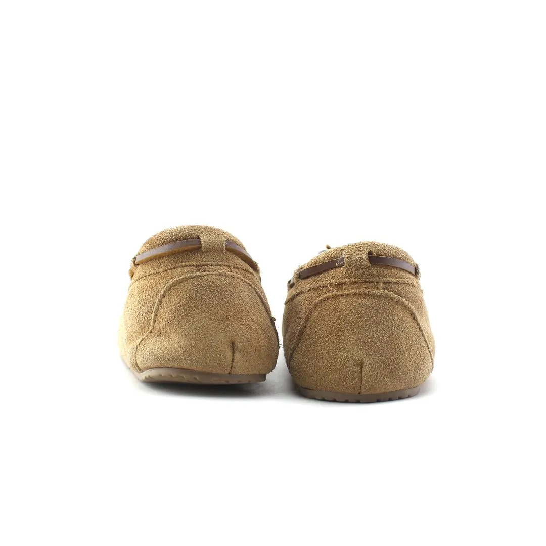 MINNETONKA MOCCASINS BEIGE LEATHER