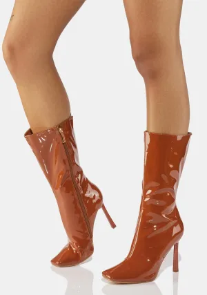 Mocha Ambling Hearts Booties