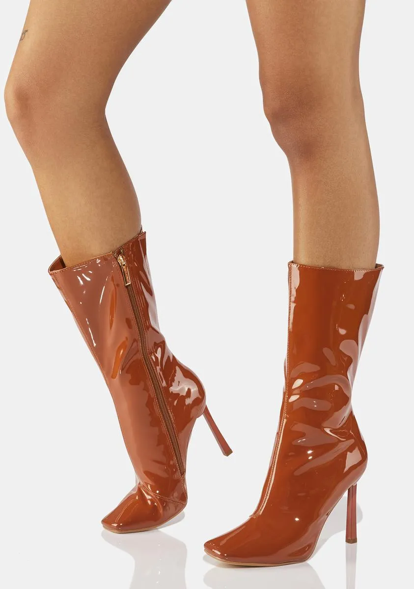 Mocha Ambling Hearts Booties