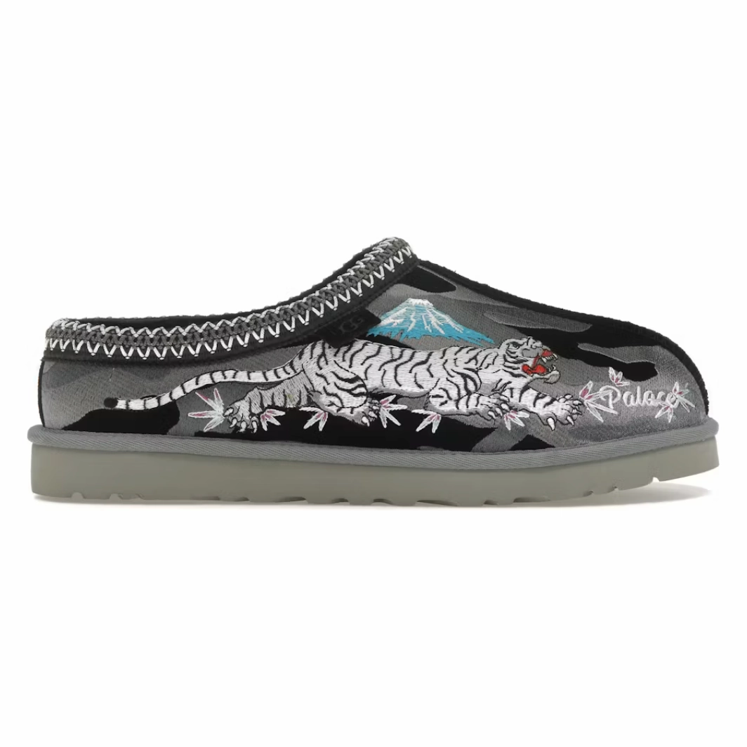 UGG Tasman Slipper Palace Black Camo Contoured Form
