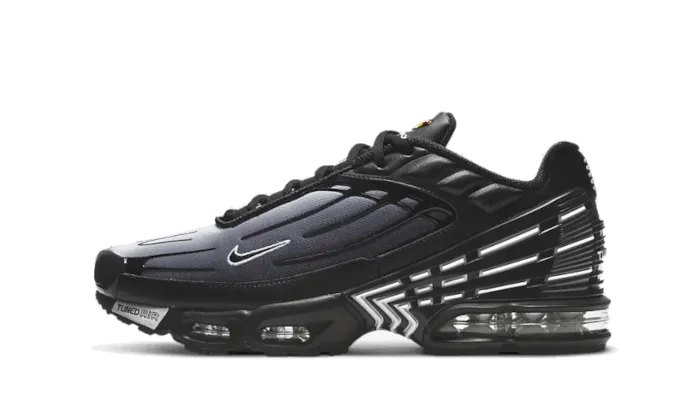 Air Max Plus 3 Black White EverydayUse PU material