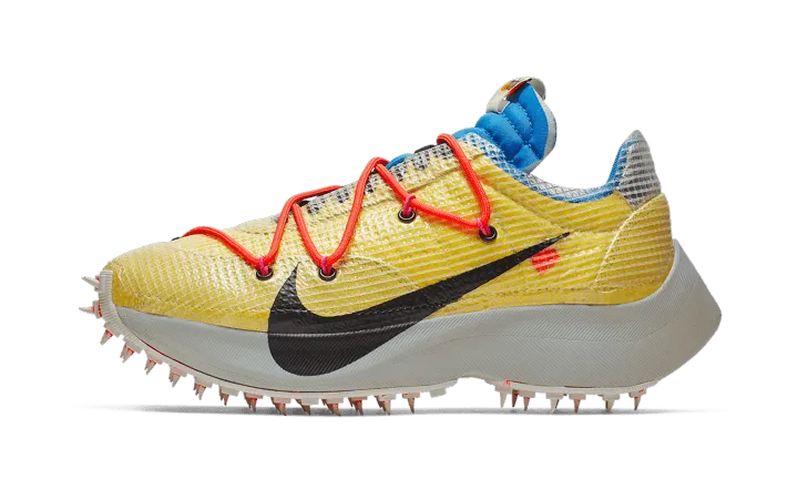 Vapor Street Off-White Yellow Black running in hilly terrain shoes